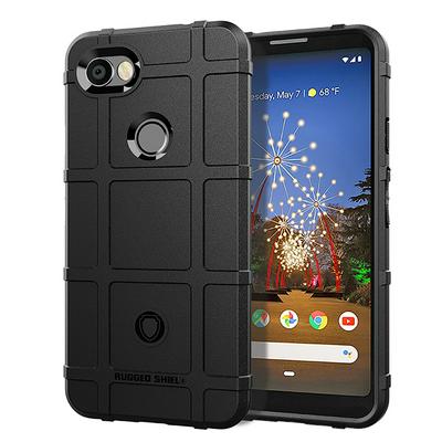 Anti-Fingerprint Anti-Slip Airbag Anti-Drop Heavy Armor Rugged Shield Matte TPU Back Cover Case for Google Pixel 3a