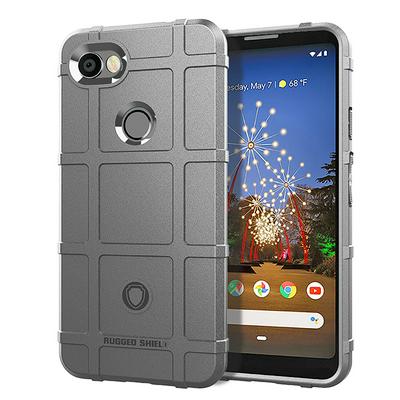Anti-Fingerprint Anti-Slip Airbag Anti-Drop Heavy Armor Rugged Shield Matte TPU Back Cover Case for Google Pixel 3a