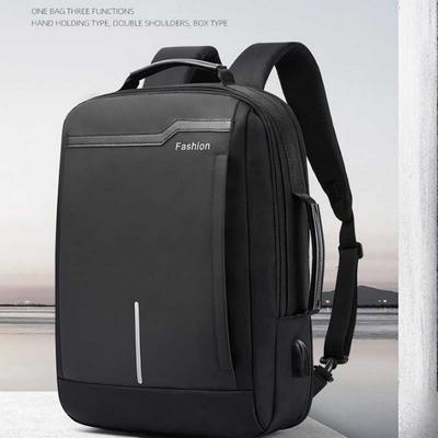 Men's Multi-function Large Capacity Business Computer Bag Rechargeable USB Interface Anti-theft Brush Backpack