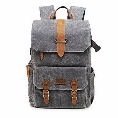Camera Bag Photography Shoulder Backpack Storage Bag SLR Comes with USB Canvas Bag for Men and Women