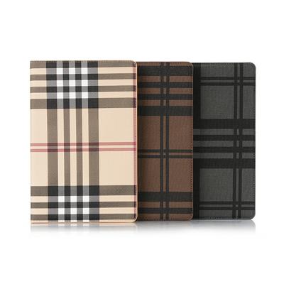 Grid Pattern Card Holder TPU + PU Leather with Stand Support Wallet and Card Holder Slots Cover Case for Samsung Galaxy Tab S6 T860