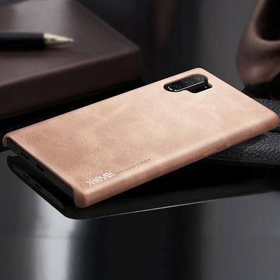 X-lever Retro Series Anti-Scratch PU Leather Coated PC Back Cover Protective Case for Samsung Galaxy Note10+/Samsung Galaxy Note10 Pro