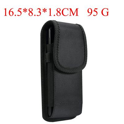 5.7-6.3 inch Universal Vertical Oxford Cloth with Card Slot Waist Bag Pouch Case with Belt Clip for iPhone Samsung Cellphones