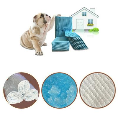 Super Absorbent Antibacterial Blue Color Puppy Dog PEE Pads Indoor Toilet Training Pads Thick Pet Diapers 