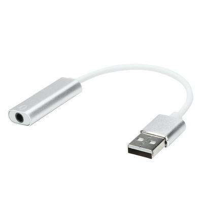 USB External Audio Sound Card 3.5mm Jack Adapter Stereo Speaker for PS3 PC Sound Cards