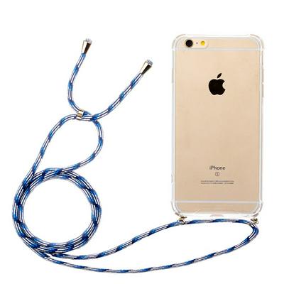 Hanging Rope Wrist Strap Hard Acrylic Back Cover Protective Case for iPhone 6 Plus / 6S Plus 