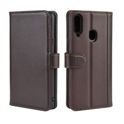 Samsung A20S PU Leather Phone Case Flip Wallet Card Holder Cover Phone Holder Open Left and Right with Phone Holder for Samsung A20S Phone Case