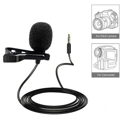 Broadcast-quality Stereo Lavalier Microphone, Saramonic SR-XMS2 Lapel Mic with 6-meter Cable Compatible with Camera, Mobile Phone