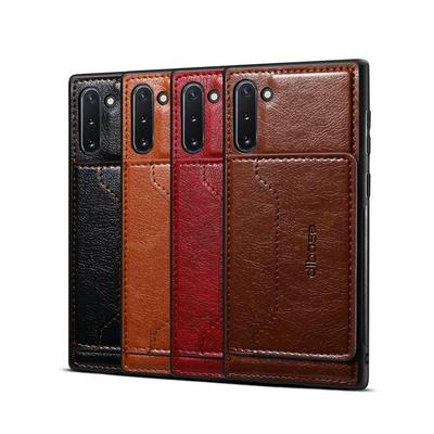 Samsung Note 10 Phone Case Leather Protective Case PU High-Grade Retro Magnetic Flip Crust Holster Business Protective Cover for Samsung Note 10 Phone Case with Card Holder