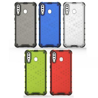 Honeycomb Pattern Detachable PC + TPU Back Cover Case for Samsung Galaxy M30 / Galaxy A40s