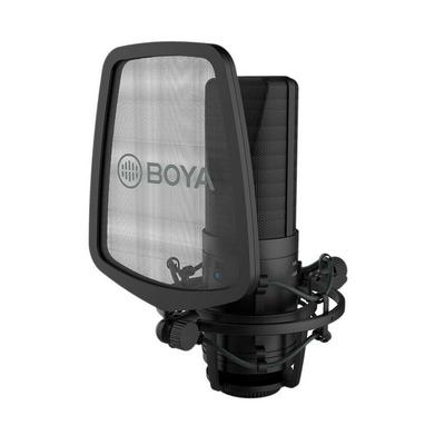 Condenser Microphone, BY-M1000 Professional Cardioid Studio Condenser Mic with Pop Filter for Studio Recording & Broadcasting