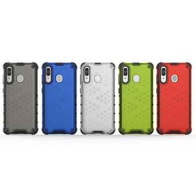 Honeycomb Pattern Detachable PC + TPU Back Cover Case for Samsung Galaxy A30