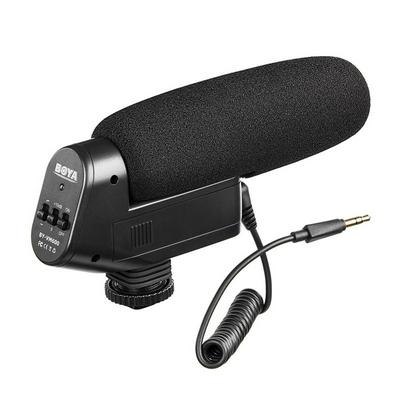 Super-cardioid Condenser Microphone, BY-VM600 3.5mm TRS Broadcast-quality Mic for Camera,  Camcorder