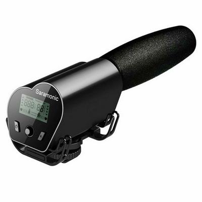 Saramonic Vmic Recorder Cardioid Microphone w/ Built-in Recorder DSLR Camera with Supercardioid polar pick up pattern & 3.5mm