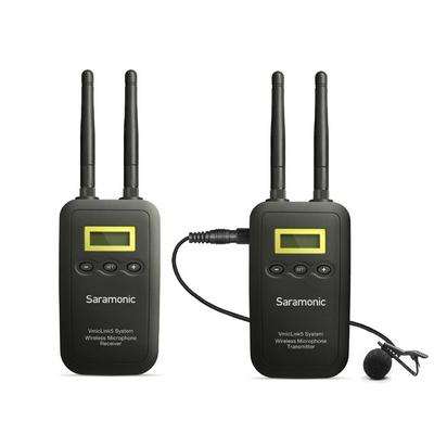Saramonic Vmiclink5 TX+RX Professional 5.8G Wireless lavalier Microphone System Video Mic for DSLR Cameras Nikon Canon Sony