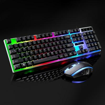 G21 RGB Gaming Keyboard and Mouse Set Quiet Membrane Keyboard with LED Backlit