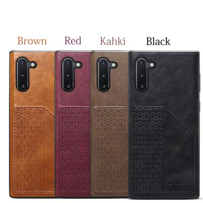 New Samsung TPU Phone DT Case Anti-fall Anti-wear Leather Case Elastic Card Rear Case All-inclusive Mobile Phone Case for Samsung Note 10 Plus Phone Case