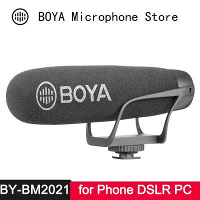 Super-cardioid Condenser Microphone, BY-BM2021 Mounted Mic for Nikon, Canon, Sony Camera, Camcorder