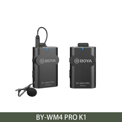 Wireless Microphone System, BY-WM4 PRO-K1 Condenser Microphone Set for Video Recording, Preaching and Public Speaking