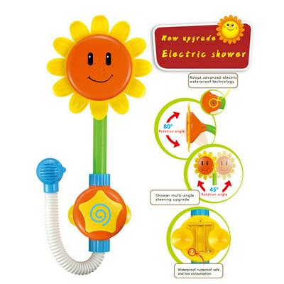 Sunflower Baby Bath Toys Spray Bathing Tub Shower Nozzle for Baby Toddler Infant Kids