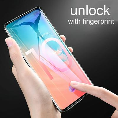 Fingerprint Unlock Tempered Glass For Samsung Galaxy S10  Protective Glass Screen Protector Film For Samsung S10