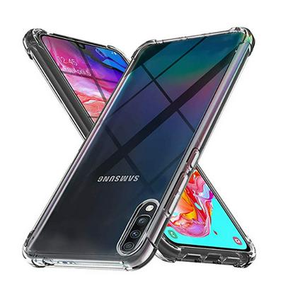 Anti-Drop Transparent Soft TPU Back Cover Protective Case for Samsung Galaxy A70 