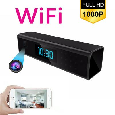 H32 WiFi IP Camera Table Clock Mini 1080P Camcorder Alarm Night Vision Motion Sensor DVR 