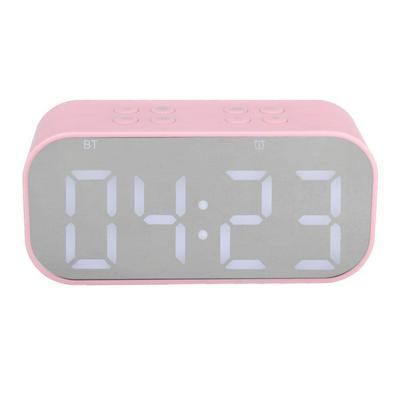 BT501 Bluetooth Speaker Outdoor Wireless Music Speakers with Mirror Alarm Clock 