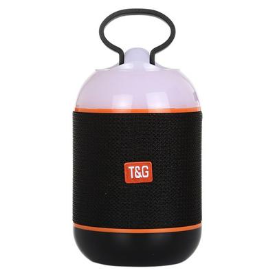 LED Portable bluetooth speaker TG605 Handle cylindrical bluetooth outdoor speaker FM radio Mic hands-free calls TF/USB play