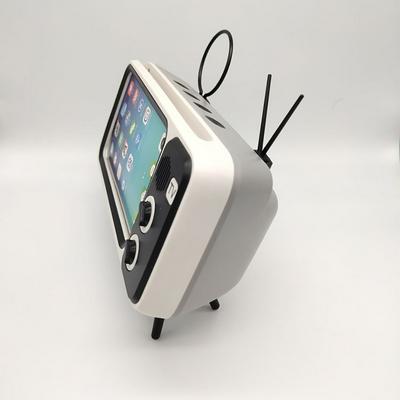 PTH800 Portable Wireless Retro TV Mini Bluetooth Super Bass Speaker Phone Holder