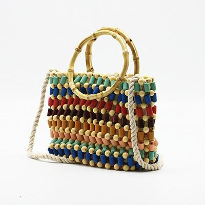 Feature  Color: As shown Material: Straw and PU Size: 15x19x9.5cm Made of straw, it is eco-friendly, tough, with a crossbody length. This combination of straw and PU looks rusitc and fashionable. Suitable for holding mobile phone, small wallet, keys and l