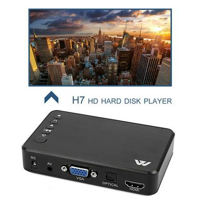 Portable Media Player 1080P Full-HD Digital Playe HDMI/AV/VGA Output