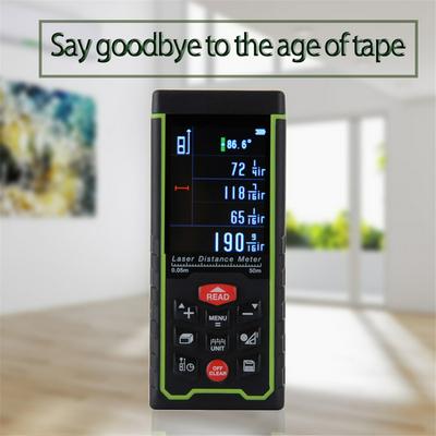 Digital 50mLaser Rangefinder LCD Display Chargeabel Laser Range Finder Distance Meter Color Display Laser Distance Meter