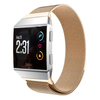 Milanese Loop Watchband Smooth Stainless Steel Mesh Strap for Fitbit Ionic