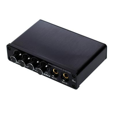 A933 Karaoke Microphone Audio Amplifier 12V RCA Mini Mixer TV Karaoke Computer Mobile Karaoke PC Cellphone TV DJ