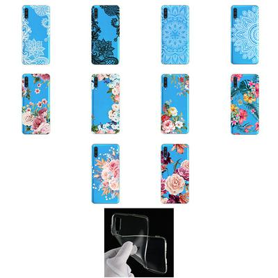 Hollow Transparent Anti-Scratch Soft TPU Back Cover Case for Samsung Galaxy A50