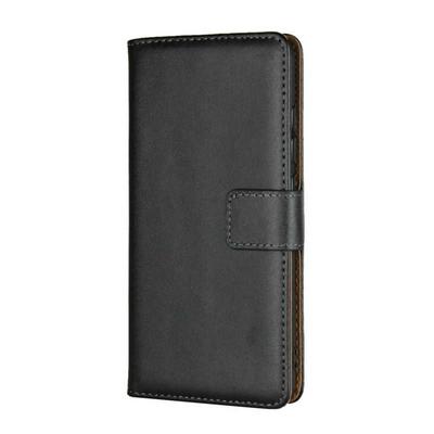 Solid Color Shockproof Anti-Scratch Side Flip Genuine Leather + Soft TPU Card Slots with Magnetic Buckle and Stand Wallet Protective Case for Xiaomi Redmi 6A