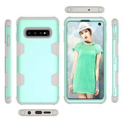 A Style 3 in 1 Detachable Shockproof PC Frame + Soft Silicone + PC Back Hybrid Back Cover Case for Samsung Galaxy S10