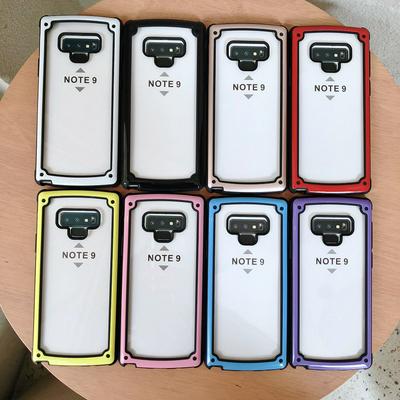 Military Technology Shockproof Durable Anti-drop Transpant PC + TPU Frame Back Cover Case for Samsung Galaxy Note 9