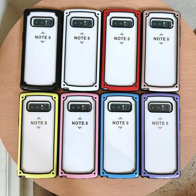 Military Technology Shockproof Durable Anti-drop Transpant PC + TPU Frame Back Cover Case for Samsung Galaxy Note 8 