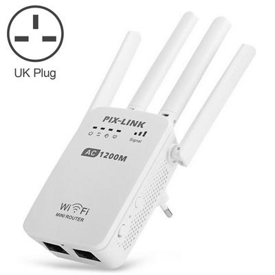 PIX-LINK AC05 1200 Mbps Wall Plug 2.4/5GHz English Firmware Dual Band Wireless AP Wifi Repeater Router Extender Booster 