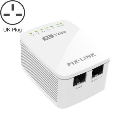 PIX-LINK LV-AC11 1200M Dual Band 2.4/5G with External Wireless Wi-Fi Range Extender Mini Router Boost