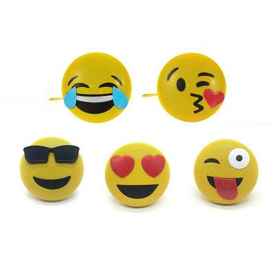 Cartoon Mini Portable Support Hands-Free Call / Voice Prompt DIY Emoji Wireless Bluetooth Speaker with Stand for Smartphones / Media Players 
