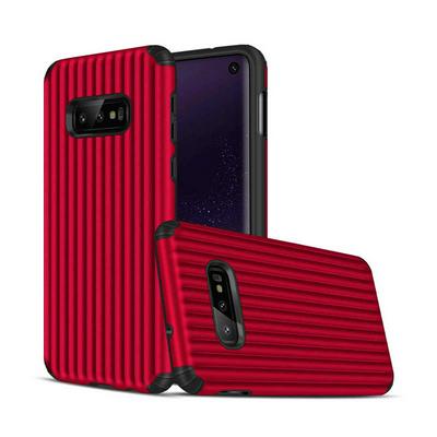 Suitcase Shaped UV Varnish Process Shockproof Detachable 2 in 1 Hard PC + Soft TPU Back Cover Protective Case for Samsung Galaxy S10 Lite