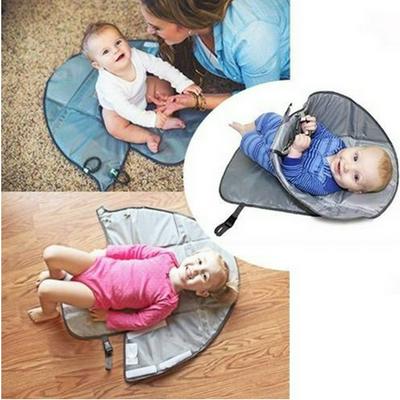 Fashion 3-in-1 Waterproof Outdoor Portable Folding Baby Infants Diaper Changing Clutch Pad Mat
