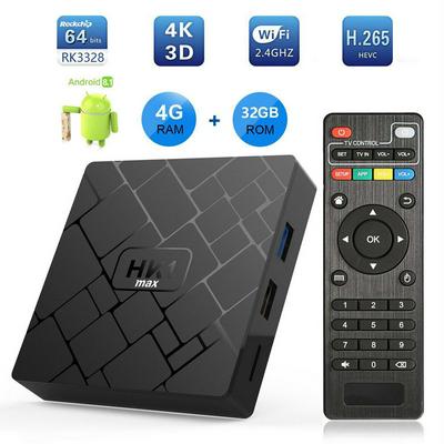 Android 8.1 Smart TV BOX RK3328 4g DDR3 RAM 32g ROM TV Receiver 4k Wifi Media Player Box