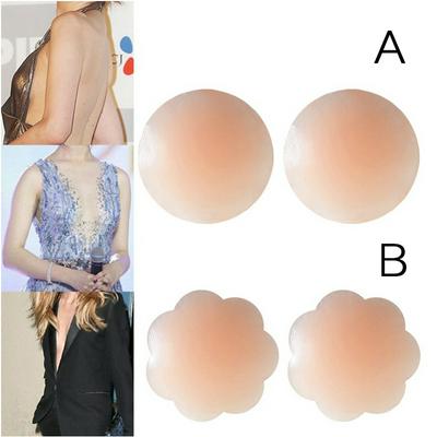Reusable Backless Strapless Adhesive Push Breast Boob Lift Nipple Cover Pasties Bra Shield Invisible Chest Sticker  