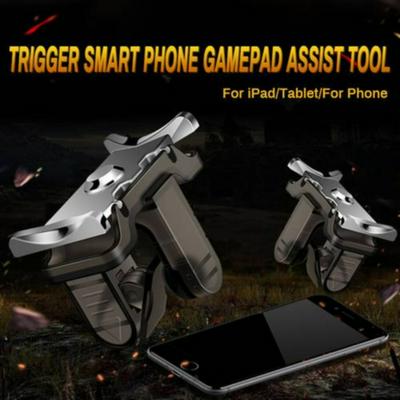 2PCS Gaming Trigger Joystick Mobile Gamepad Shooter Controller L1R1 Fire Button For PUBG Game PlayerUnknown's Battlegrounds Gamepad Assist