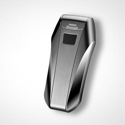 Intelligent Fingerprint Sensing Induced USB Charging Plasma Windproof Metal Flameless USB Electronic Charge Cigarette Lighter Gifts