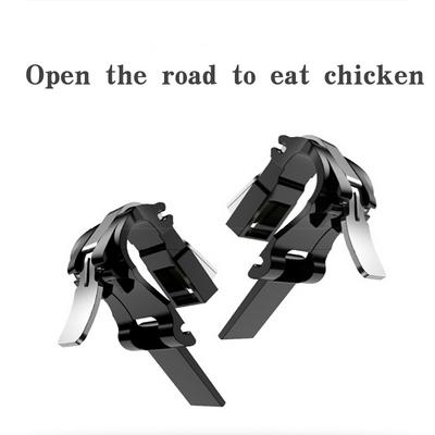 Eat Chicken King Glory Gamepad Mobile Game IOS Android Peripheral Tablet Four Fingers Telescopic Playerunknown's Battlegrounds Game Controller Handle Quick Shoot Dual Button Extra PUBG 